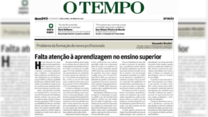 Artigo O Tempo impresso