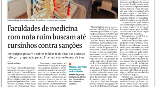 Matéria Folha Caveirinha